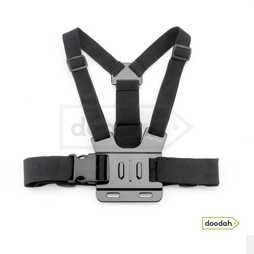 Нагрудний тримач для смартфона (кріплення 1/4", холдер 360°, Bluetooth-пульт, ремінь) - Photolife Vamson 203F