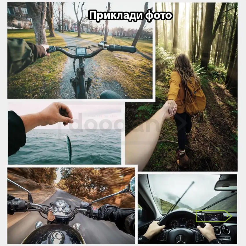 Нагрудний тримач для смартфона (кріплення 1/4", холдер 360°, Bluetooth-пульт, ремінь) - Photolife Vamson 203F