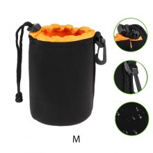 Чохол для об'ектива - Photolife Lite - M: 90 мм x 140 мм / Orange (на затяжці та карабіні) Чохол для об'ектива - Photolife Lite - M: 90 мм x 140 мм / Orange (на затяжці та карабіні)