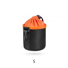 Чохол для об'ектива - Photolife PR S: 70 мм x 100 мм / Orange (на затяжці та карабіні) Чохол для об'ектива - Photolife PR S: 70 мм x 100 мм / Orange (на затяжці та карабіні)