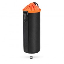 Чохол для об'ектива - Photolife Orange PR XL: 100 мм x 240 мм (на затяжці та карабіні) Чохол для об'ектива - Photolife Orange PR XL: 100 мм x 240 мм (на затяжці та карабіні)