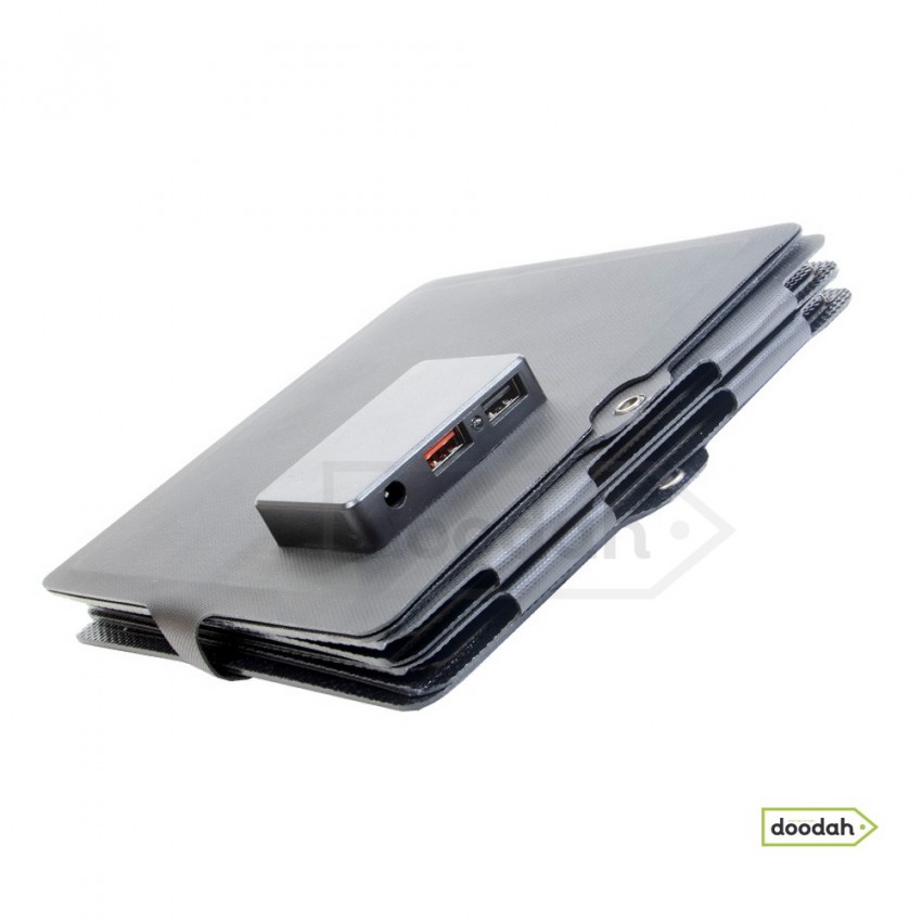 Сонячна панель складна / портативна - CARPRIE ETFE 42 Вт, USB 3.0, 5,5*2,5 12V Black