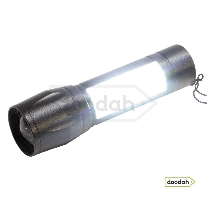 Фонарь Led USB Q5+COB 1000 LM, 600 мАч - с боксом для хранения - CARPRIE PE