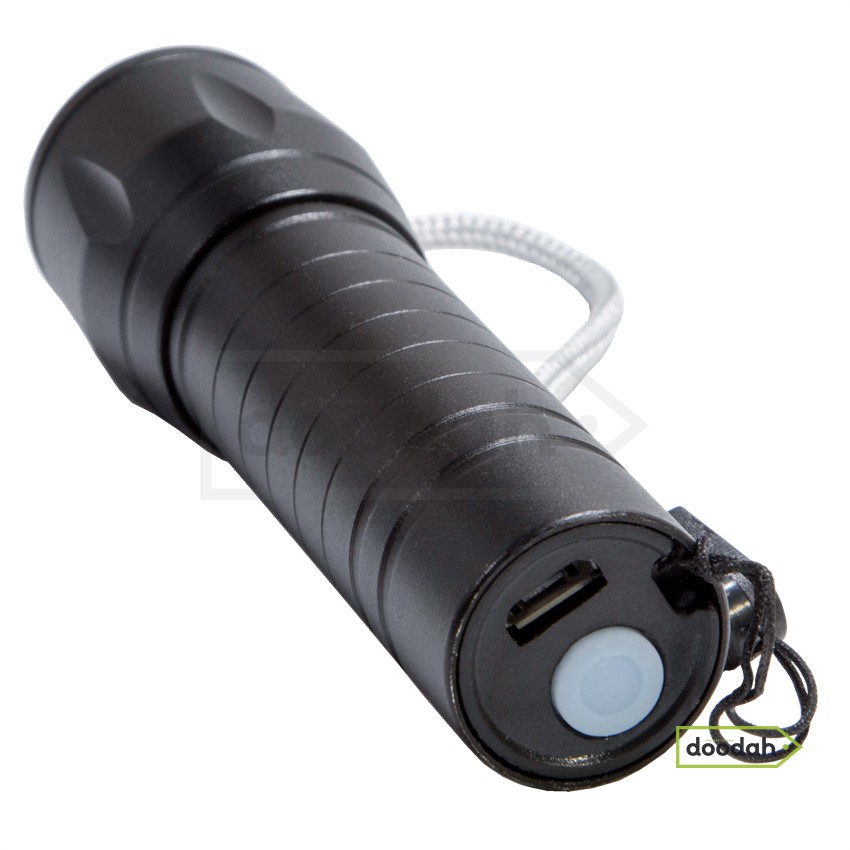 Фонарь Led USB Q5+COB 1000 LM, 600 мАч - с боксом для хранения - CARPRIE PE