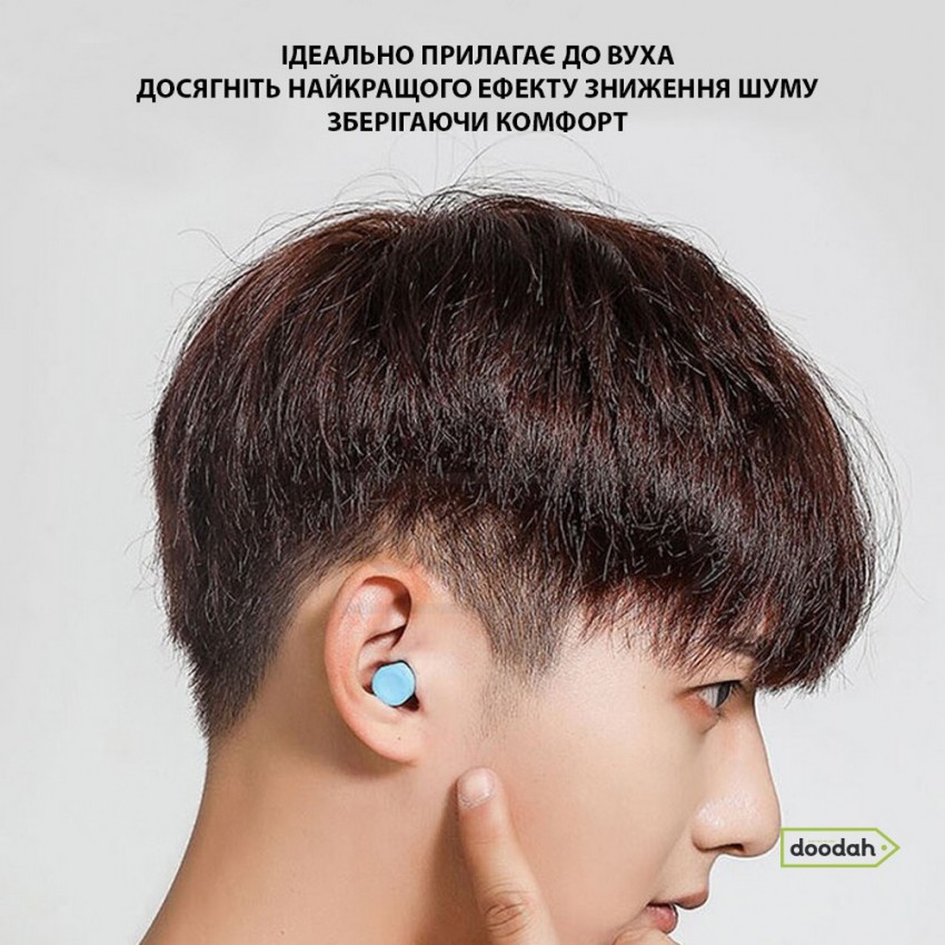 Пенные беруши (затычки в уши для ушей от шума) CARPRIE BLK-001-60 Orange - 35 dB/60 шт