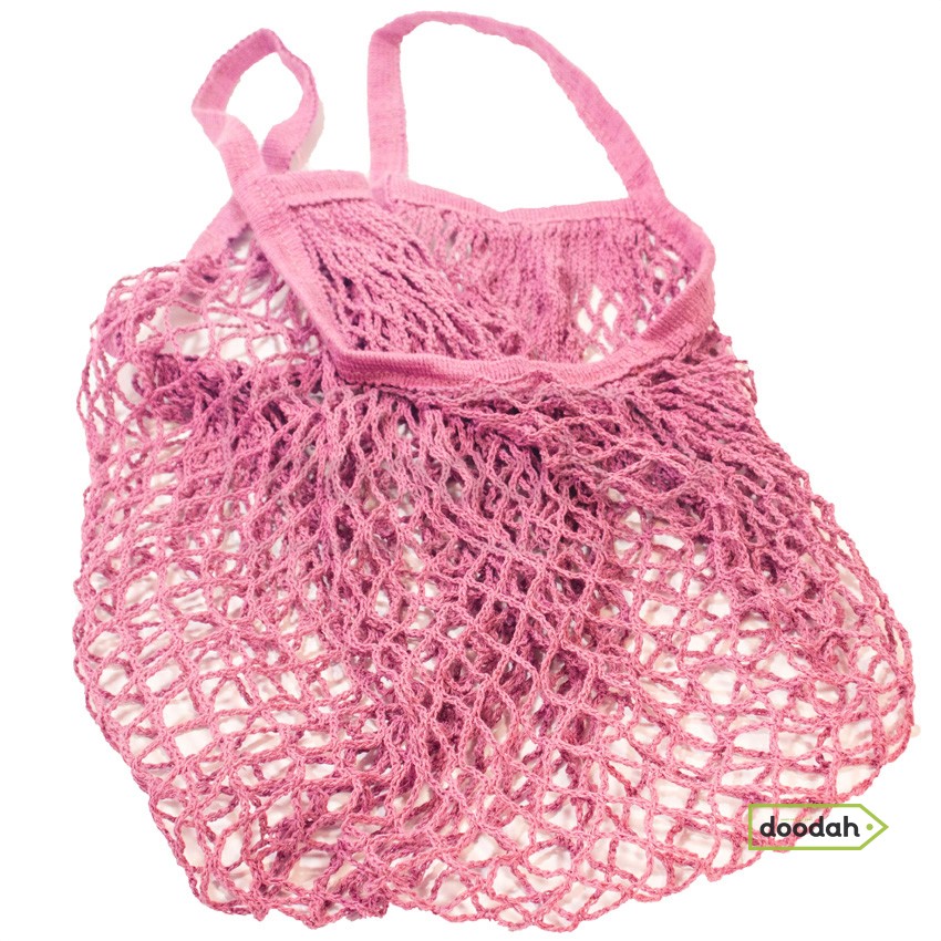 Еко сумка картата "Авоська" велика 7л - Avoskin Bag Pink