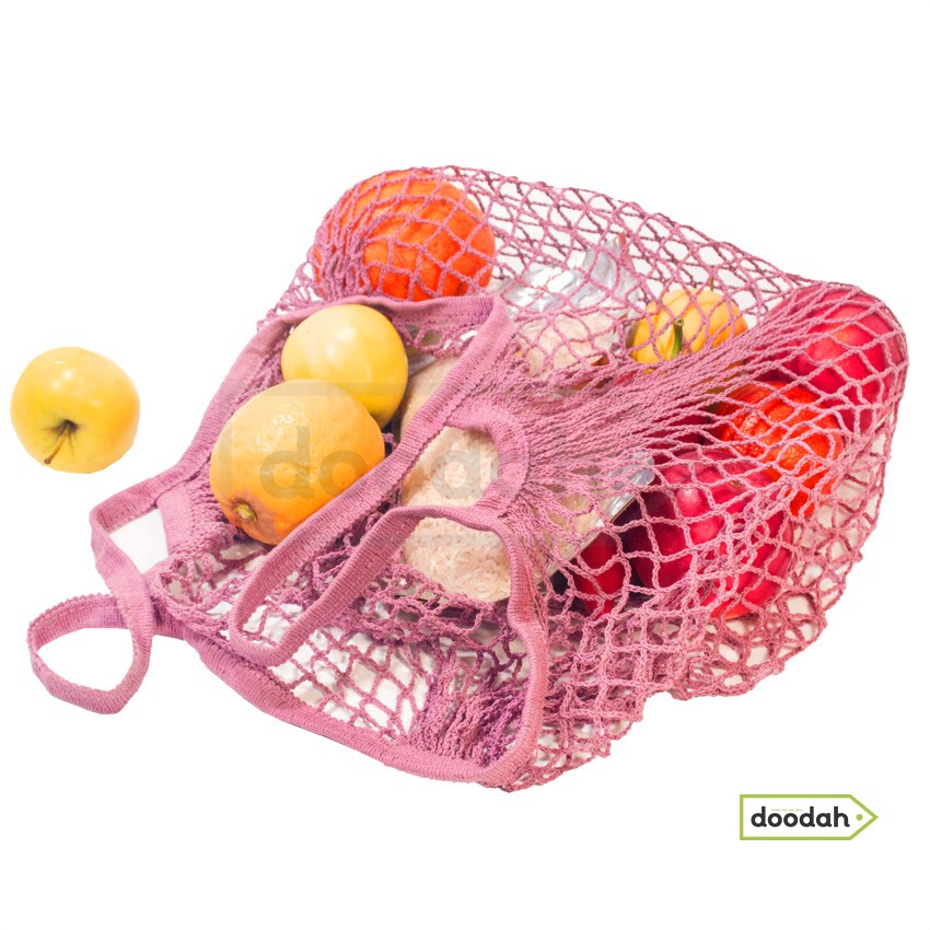 Еко сумка картата "Авоська" велика 7л - Avoskin Bag Pink